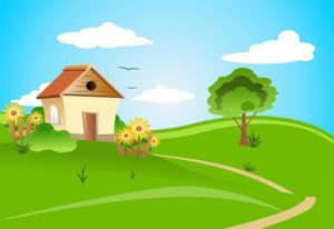 house illustration 