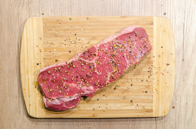 seasoned steak